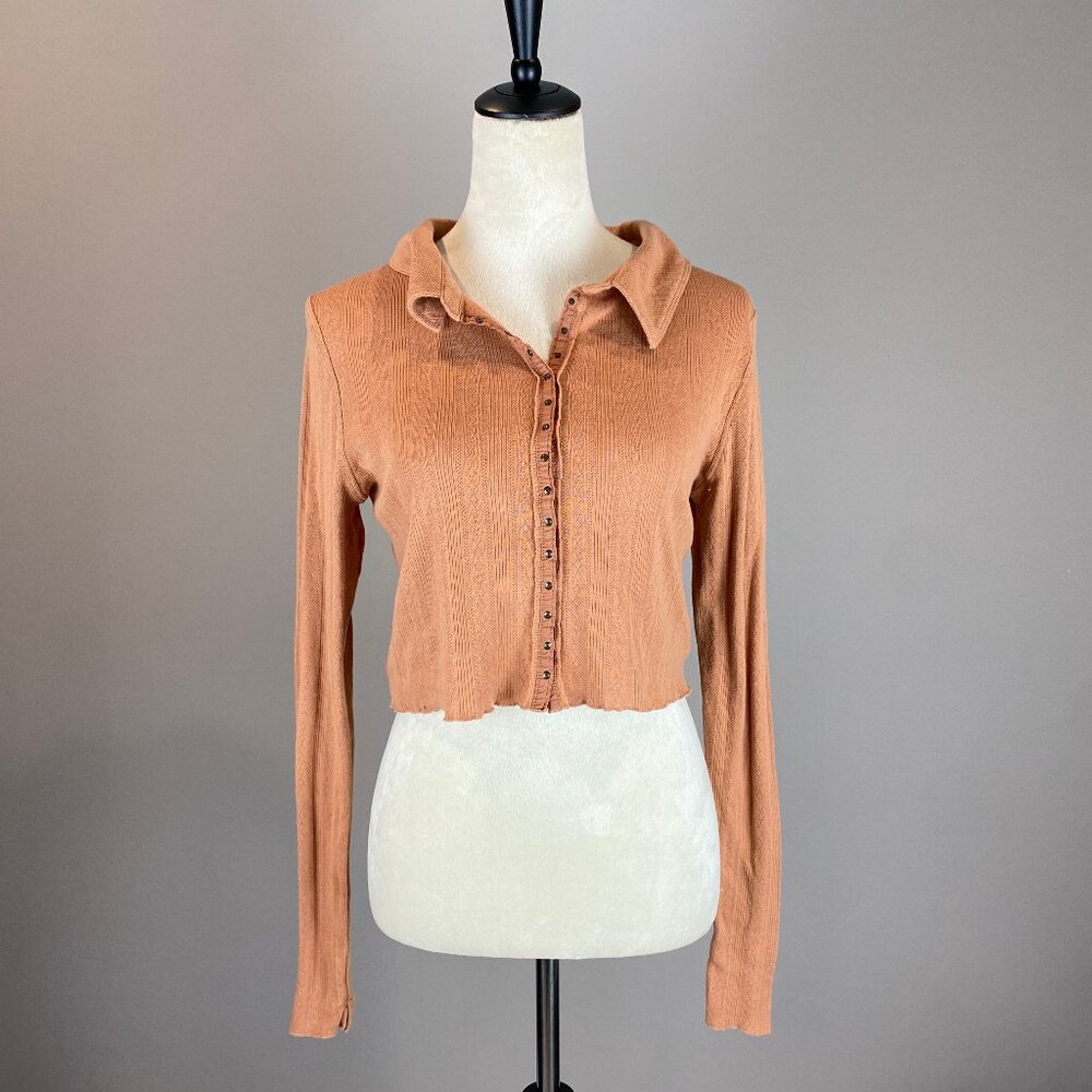 Free People On the Road Cardi Blouse Women's Size Large